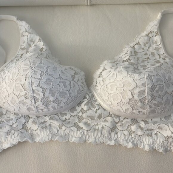 Maidenform Longline Wireless Convertible Lace Bralette 34D - Picture 3 of 5